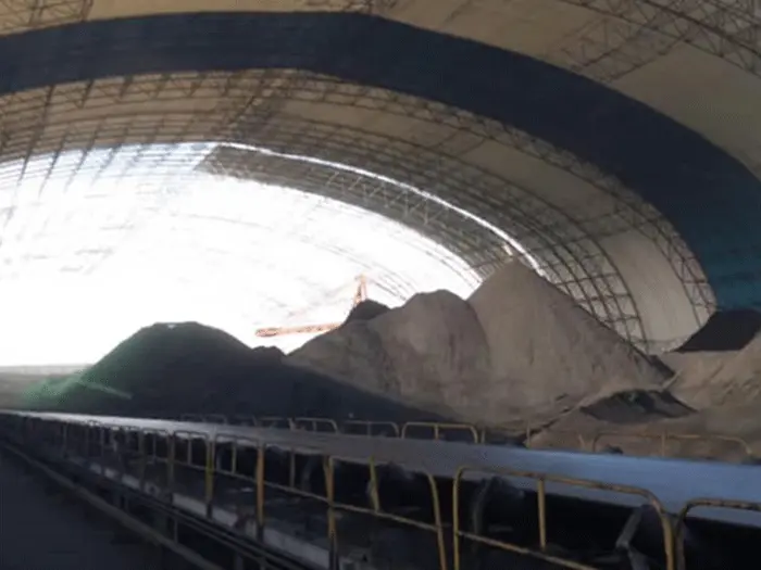 高安煤棚料仓网架